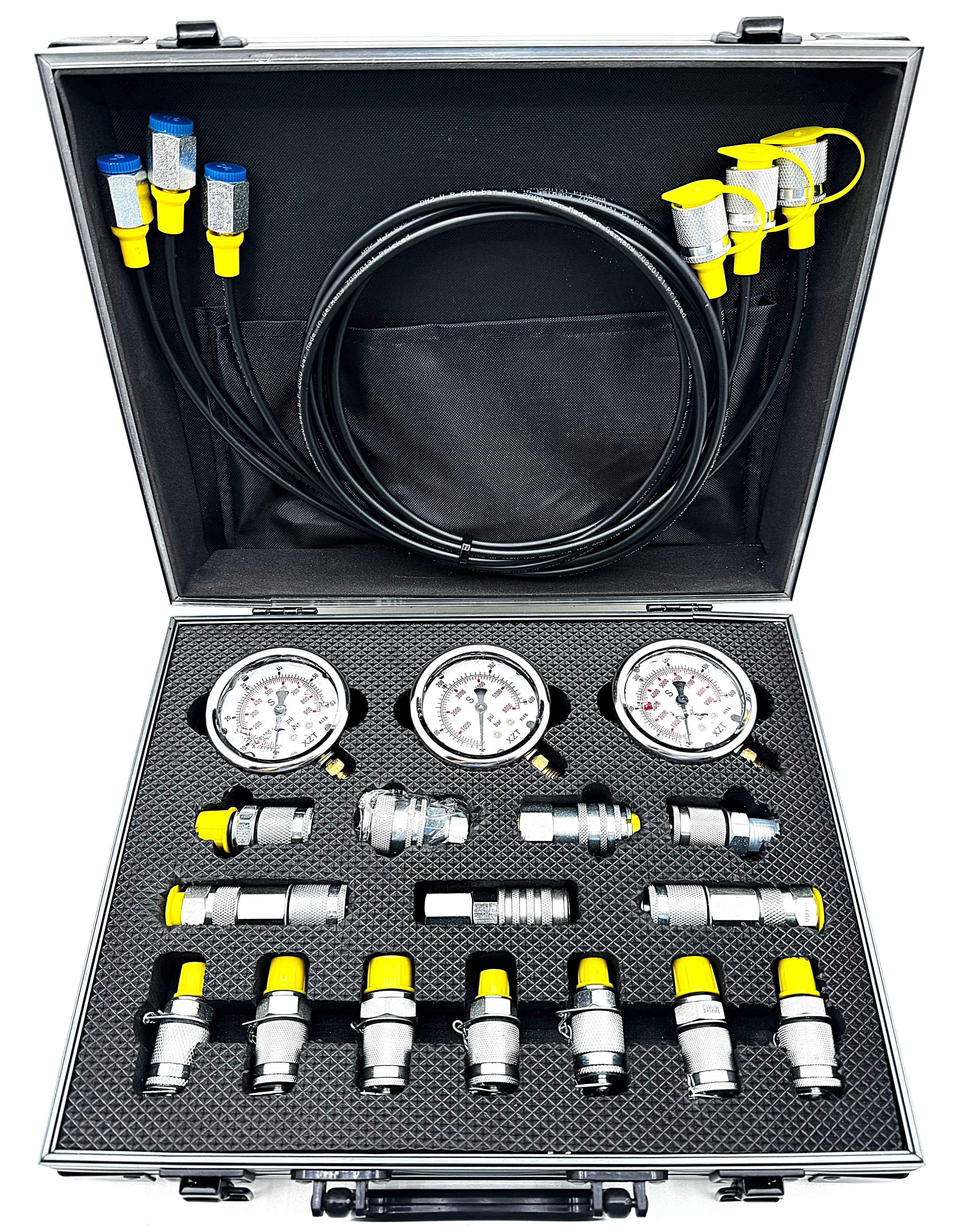KIT MANÔMETRO ANALÓGICO 60 BAR/ 400 BAR/ ...